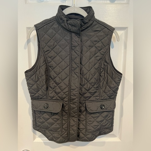 Van Heusen Jackets & Blazers - Van Heusen Charcoal Grey Quilted Vest